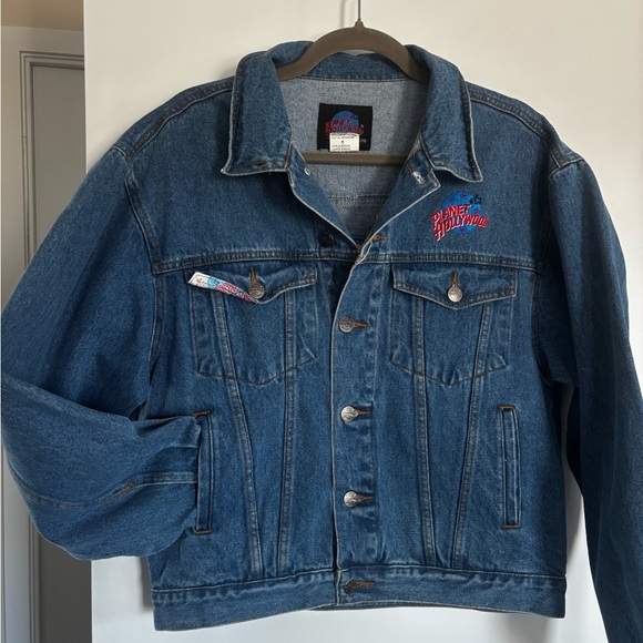 planet hollywood Jackets & Blazers - Vintage Planet Hollywood denim jacket